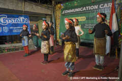 Penampilan anak warga Desa Sikunang dalam penutupan acara Comcare 2023 di Desa Sikunang, Kecamatan Kejajar, Kabupaten Wonosobo, Sabtu, 16 September 2023
