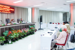 Saat acara asesmen lapangan berlangsung dengan sesi wawancara terhadap mahasiswa Magister Biologi, pada Senin, 20 November 2023 di Ruang Seminar Lt. 3 Menara Unas Ragunan, Jakarta