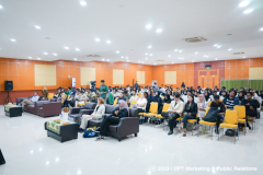 Para audience yang hadir pada acara FPCI Public Lecture, Kamis, 23 November 2023 di Aula Blok 1 Lt. 4 Unas