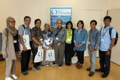 Perwakilan CSERM-UNAS  dalam acara Annual Progress Meeting GCRF Blue Communities di Plymouth Marine Laboratory, Plymouth, UK. 05 – 16 Agustus 2019. berfoto bersama