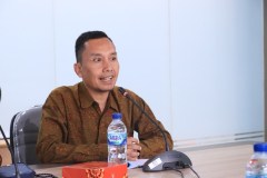 Wakil Direktur 1 Bidang Akademik Politeknik STIA LAN Bandung, Dr. Muhammad Nur Afandi, S.Pd., M.T.  dalam sambutannya