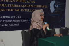 Kepala Badan Pengembangan Kurikulum Dr. Heni Jusuf, S.Kom., M.Kom. dalam Sambutan