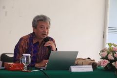 Sambutan dari Prof Dr.Ahmad Fauzy selaku Asesor dari Universitas Gadjah Mada, Jogjakarta