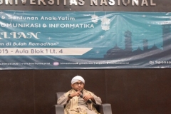 ceramah dari Habib dalam buka bersama FTKI di Aula UNAS (2)