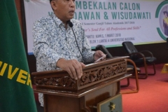 Sambutan Wakil Rektor Bidang Kemahasiswaan (Dr. Drs. Zainul Djumadin, M.Si)