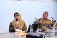 Pembukaan kegiatan oleh Kepala BPK Unas, Dr. Heni Jusuf, S.Kom., M.Kom.