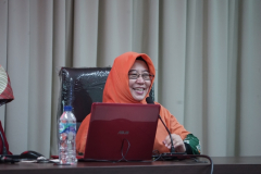 Kepala Birokerma, Dr. Irma Indrayani, S.I.P., M.Si. dalam kegiatan di Menara Ragunan, Rabu, 31 Januari 2024. 
