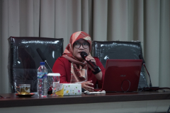 Pemaparan materi mengenai draft buku panduan kerja sama di Menara Ragunan, Rabu, 31 Januari 2024. 