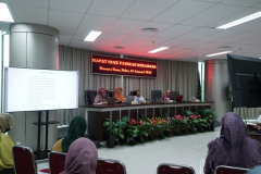 Sesi diskusi mengenai draft buku panduan kerja sama di Menara Ragunan, Rabu, 31 Januari 2024. 