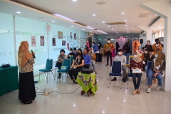 Saat acara event pariwisata berlangsung pada Rabu, (27/7) di Ruang Seminar Selasar Lantai 3 Universitas Nasional.