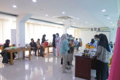 Saat acara event pariwisata berlangsung pada Rabu, (27/7) di Ruang Seminar Selasar Lantai 3 Universitas Nasional.