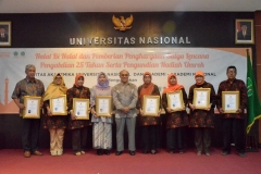 Foto Bersama Rektor Universitas Nasional