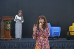 Aktris dan Pemain Teater Eka Nusa Pertiwi pada Workshop dan Festival Film Nasional diselenggarakan Ilmu Komunikasi FISIP UNAS (28/10/2021)