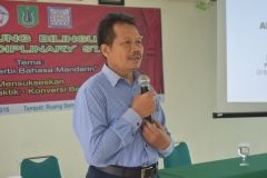 Sambutan Dekan Fakultas  Bahasa dan Sastra (Drs Somadi, M.Pd)