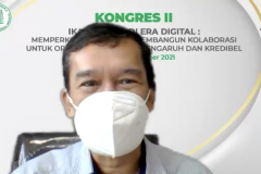 Dekan Fakultas Biologi UNAS Dr. Tatang Mitra Setia, M.Si., pada Kongres II IKA Fabiona (30/10/2021)