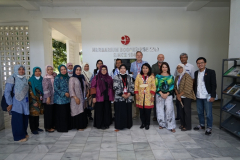 Foto bersama pengurus BRIN dengan rombongan Unas dan Rutgers University di Bogor, Rabu, 29 Juni 2022
