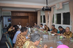Silaturahmi jajaran pimpinan Universitas Nasional dengan Sekretaris Jenderal Kemenristek DIKTI, Prof Ainun Na'im, di kampus UNAS Pejaten (1)