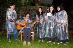 Saat acara malam keakraban, di Villa Viona Puncak Bogor, Sabtu, (13/01/2024)