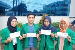Empat mahasiswa FIKES UNAS mengikuti kegiatan KKN merajut Nusantara II di Kabupaten Sambas, Kalimantan Barat, 11-24 Maret 2019