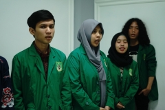 Para peserta National University Debating Championship (NUDC) 2019 dan Kompetisi Debat Mahasiswa Indonesia (KDMI) 2019