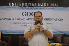 Dr. Erwin Indriyanto, S.E., M.Si, Ak., C.A., CTA bawakan Materi Tentang Konsentrasi Jurusan Akuntansi: Audit