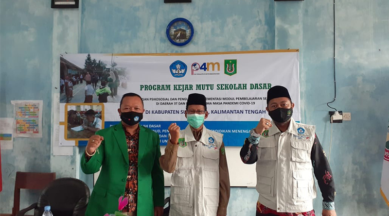 P4M UNAS bersama dengan Kementerian Pendidikan dan Kebudayaan menjalankan Program Kejar Mutu Sekolah Dasar di Kabupaten Sukamara, Kalimantan Tengah pada Senin 30 November 2020