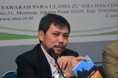 Dr. Fachruddin M. Mangunjaya, MSi, (Ketua Pusat Pengajian Islam Universitas Nasional)