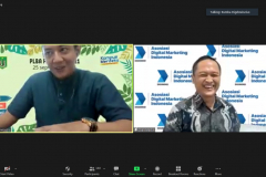 Penandatanganan MoA antara Fakultas Ekonomi dan Bisnis Unas dengan Asosiasi Digital Marketing Indonesia yang dilakukan secara virtual