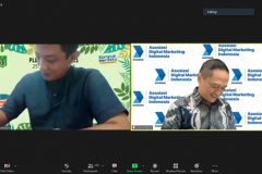 Penandatanganan MoA antara Fakultas Ekonomi dan Bisnis Unas dengan Asosiasi Digital Marketing Indonesia yang dilakukan secara virtual