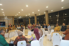 Para pimpinan sedang mengikuti acara Penandatanganan MoU antara Universitas Nasional dengan Universitas Sultan Zainal Abidin,  di Exhibition Room, Senin, 5 Juni 2023