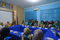 Para dosen dan peserta sedang mengikuti kegiatan Penandatanganan MoU dan MoA, di  Universitas Swadaya Gunung Jati, Cirebon, Jumat, 10 Februari 2023