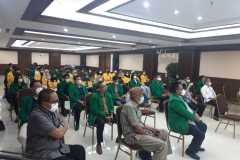 Para tamu undangan yang hadir dalam acara Penandatanganan MoU Fakultas Hukum Universitas Nasional dan Pengadilan Negeri Jakarta Pusat pada Selasa (9/8)