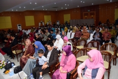 Para tamu undangan yang menghadiri pengukuhan Prof. Dr. Eko Sugiyanto, M.Si. sebagai guru besar di Auditorium UNAS, Jakarta 30 Maret 2019