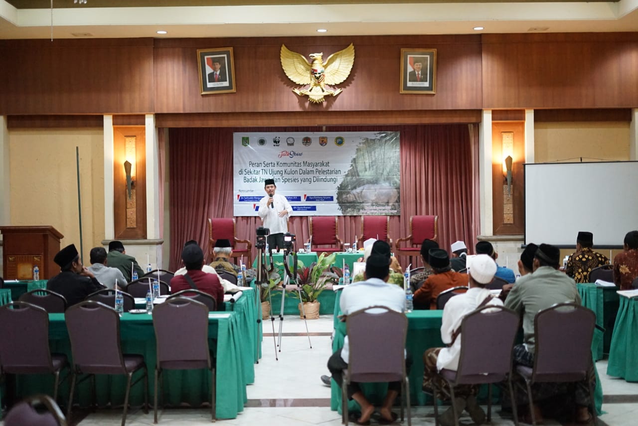 Pusat Pengajian Islam (PPI) UNAS berkolaborasi dengan YABI dan WWF Indonesia adakan Talk show "Peran serta komunitas masyarakat dan pelestarian  badak jawa dan spesies dilindungi"
