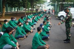 Persiapan para peserta sebelum melakukan upacara pembukaan kegiatan PKKM pada Jumat (6/11) di Rindam Jaya