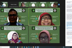 Pengabdian pada Masyarakat yang dilakukan oleh Dosen Fakultas Biologi Kepada Siswa SMA Negeri 80 Jakarta melalui daring pada Jumat, 10 Desember 2021