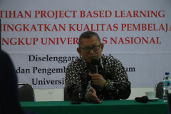 Wakil Rektor Bidang Akademik, Kemahasiswaan, dan Alumni Universitas Nasional (Unas) Dr. Suryono Effendi, S.E., M.B.A. M.M