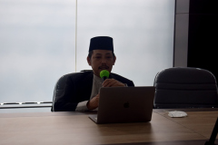 Ketua PPI-UNAS Dr. Fachruddin M. Mangunjaya, M.Si., dalam Pelaksanaan Diskusi Program Ekopesantren yang diselenggarakan oleh PPI UNAS, Rabu (19/1/2022)