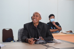 Pengurus Pondok Pesantren Darut Tauhid Bandung dalam Pelaksanaan Diskusi Program Ekopesantren yang diselenggarakan oleh PPI UNAS, Rabu (19/1/2022)