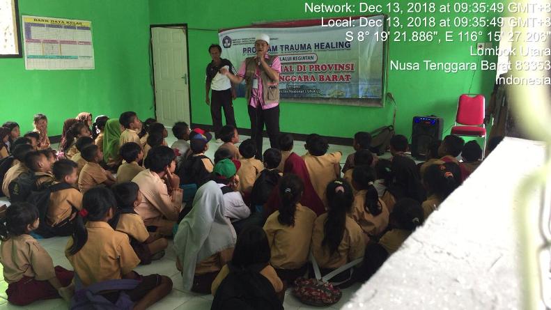 Pusat Penelitian dan Pengabdian Masyarakat (P3M) UNAS bersama Direktorat Kementerian Pendidikan dan Kebudayaan telah mewujudkan Peduli Lombok, NTB (12)