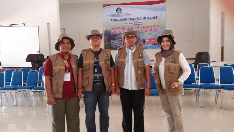 Pusat Penelitian dan Pengabdian Masyarakat (P3M) UNAS bersama Direktorat Kementerian Pendidikan dan Kebudayaan telah mewujudkan Peduli Lombok, NTB (3)