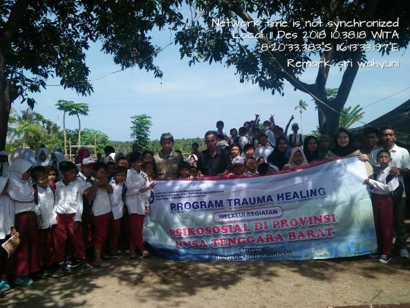Pusat Penelitian dan Pengabdian Masyarakat (P3M) UNAS bersama Direktorat Kementerian Pendidikan dan Kebudayaan telah mewujudkan Peduli Lombok, NTB (9)