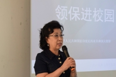 Ketua Pusat Kajian Budaya Tionghoa (PKBT) Unas, Dr. Soen Ailing sedang memberikan sambutannya (2)