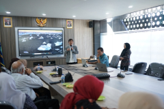 Sambutan Dekan FBP Periode 2024-2028 Dr. Fachruddin M Mangunjaya, M.Si di Ruang Rapat Cyber Library UNAS, Kamis (25/01).