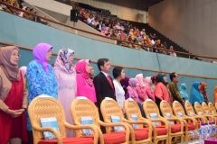 para perwakilan orangtua lulusan dalam acara sidang senat terbuka di JCC