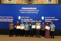 Acara penghargaan oleh Dirjen Jendral Pajak