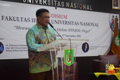 Sambutan Dekan Fakultas Hukum, Prof. Dr. Basuki Rekso Wibowo, S.H., M.S.