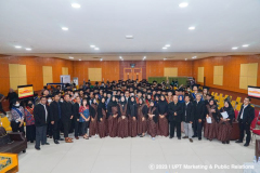 Foto bersama usai acara Yudisium kelulusan sarjana FTKI selesai dilaksanakan di Ruang Aula Blok 1 Lt. 4 Unas, Sabtu, 3 Juni 2023