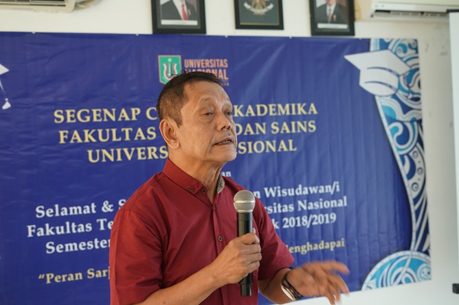 Dosen FTS / Narasumber Prof. Dr. Budi Santoso, M.Sc., Ph.D., APU