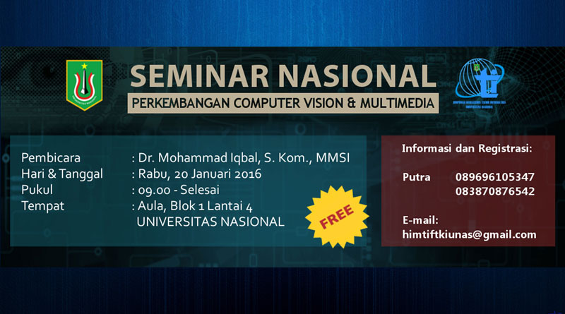 Seminar Nasional Perkmbangan Computer Vison dan Multimedia